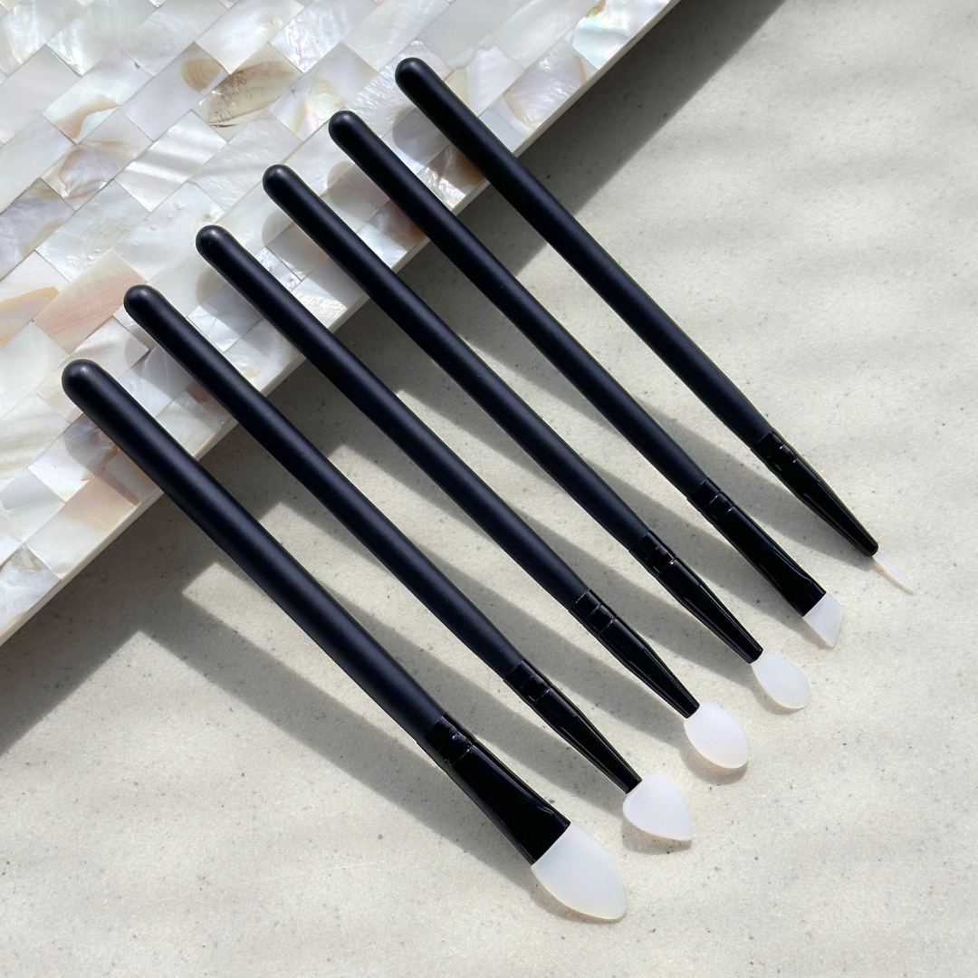 Silicone Brushes for Brow & Lashes (6pc Set)