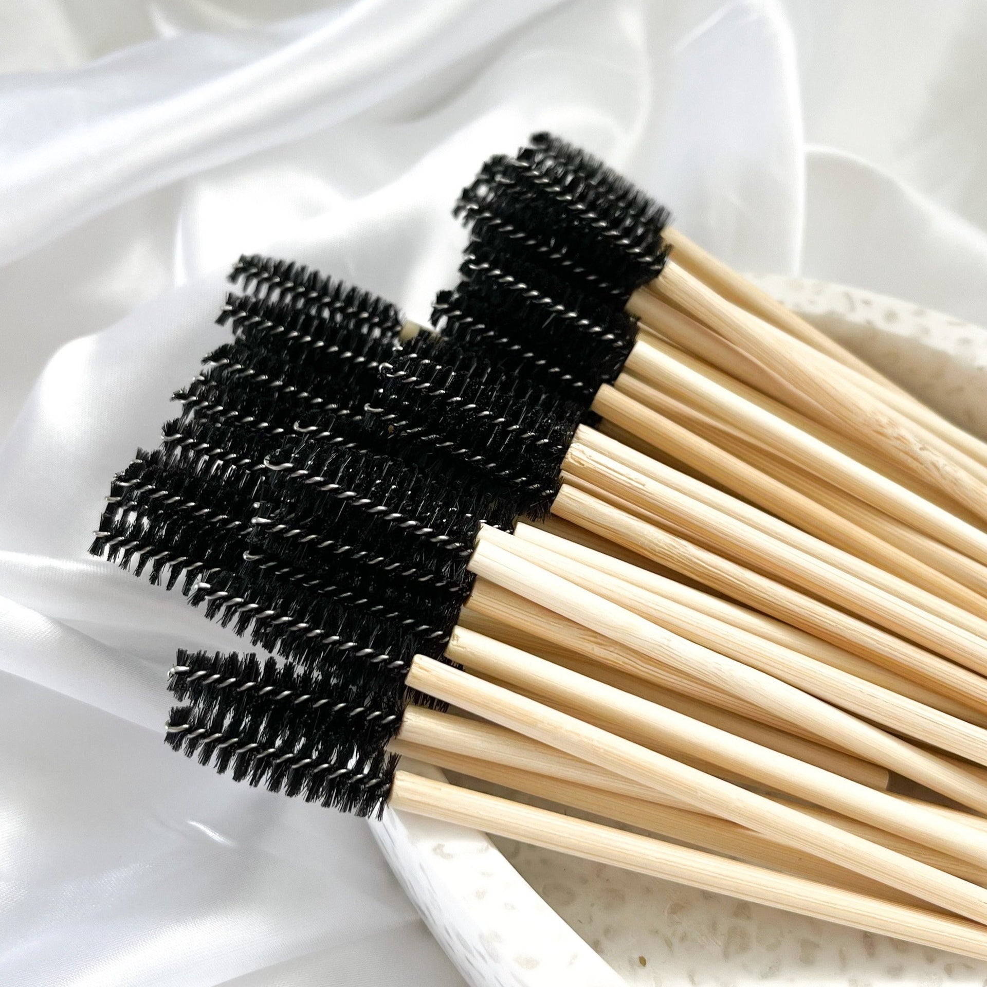 Eco Friendly Bamboo Mascara Wands Black (50 PACK)